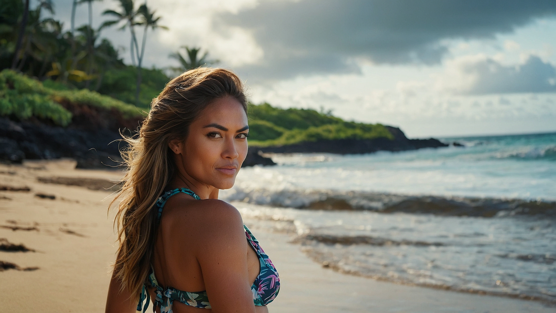 Woman at Beach 17